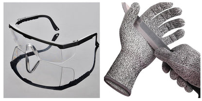 Rubber - dipped gloves against stabbing and cutting dd521d82 aa83 4574 b7eb 3602739102e7