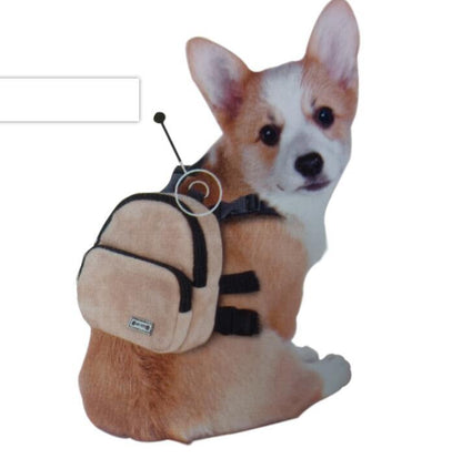 Flannel Cat Dog Portable Backpack For Snacks dd543b68 d99c 4ae6 aa66 9940cacae6ae
