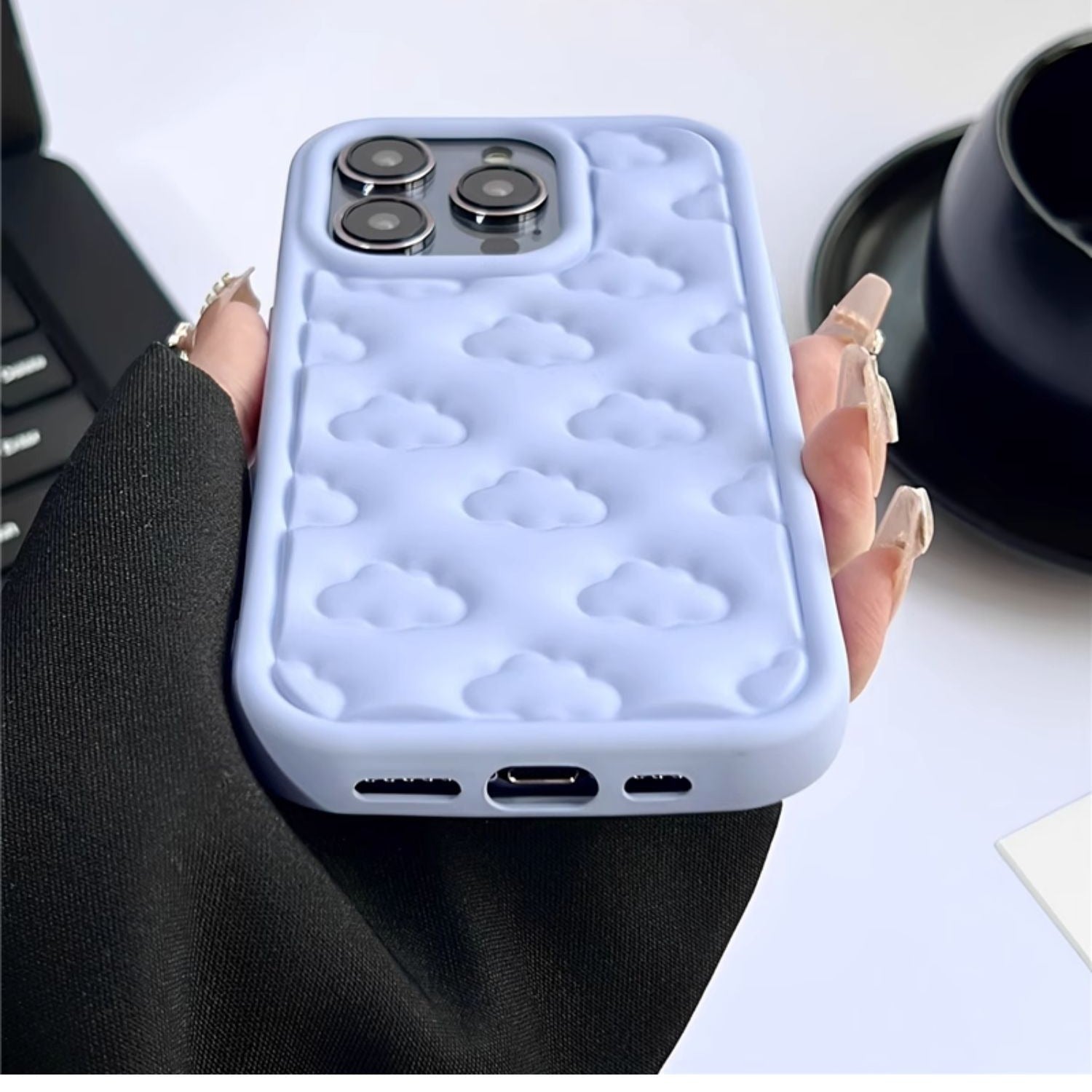 Hand Oil Three-dimensional Cloud Phone Case dd6c035c 3395 48f3 8e4d 85f53fdb74a0