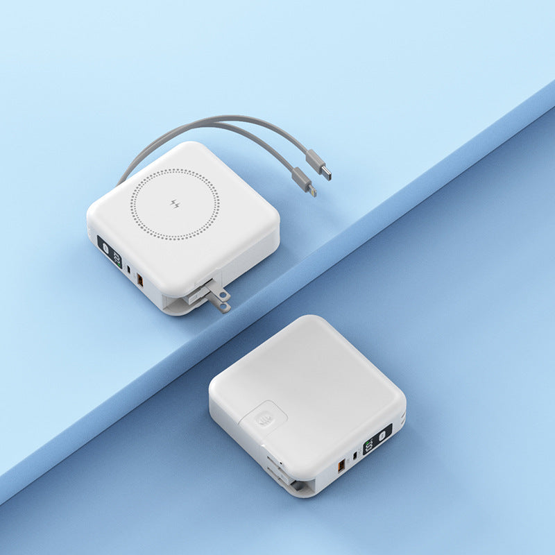 Magnetic Wireless Power Bank Five-in-one - 图片 6