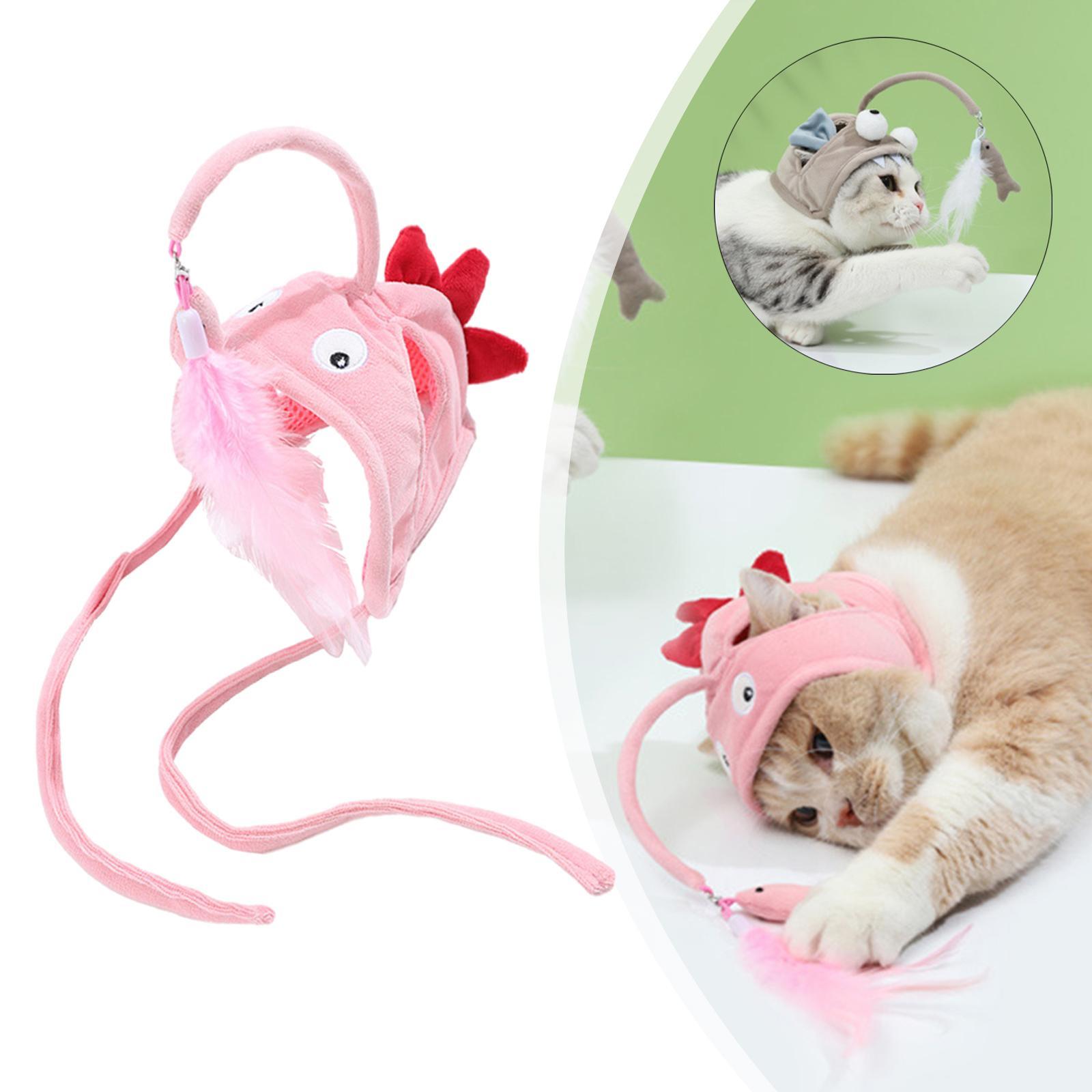 New Head Wearing Feather Funny Cat Stick Funny Cat Toy Stick Gray Big Eye Pet Toys Pet Products dd7dfe02 479c 4e9a 8bac c7fd1