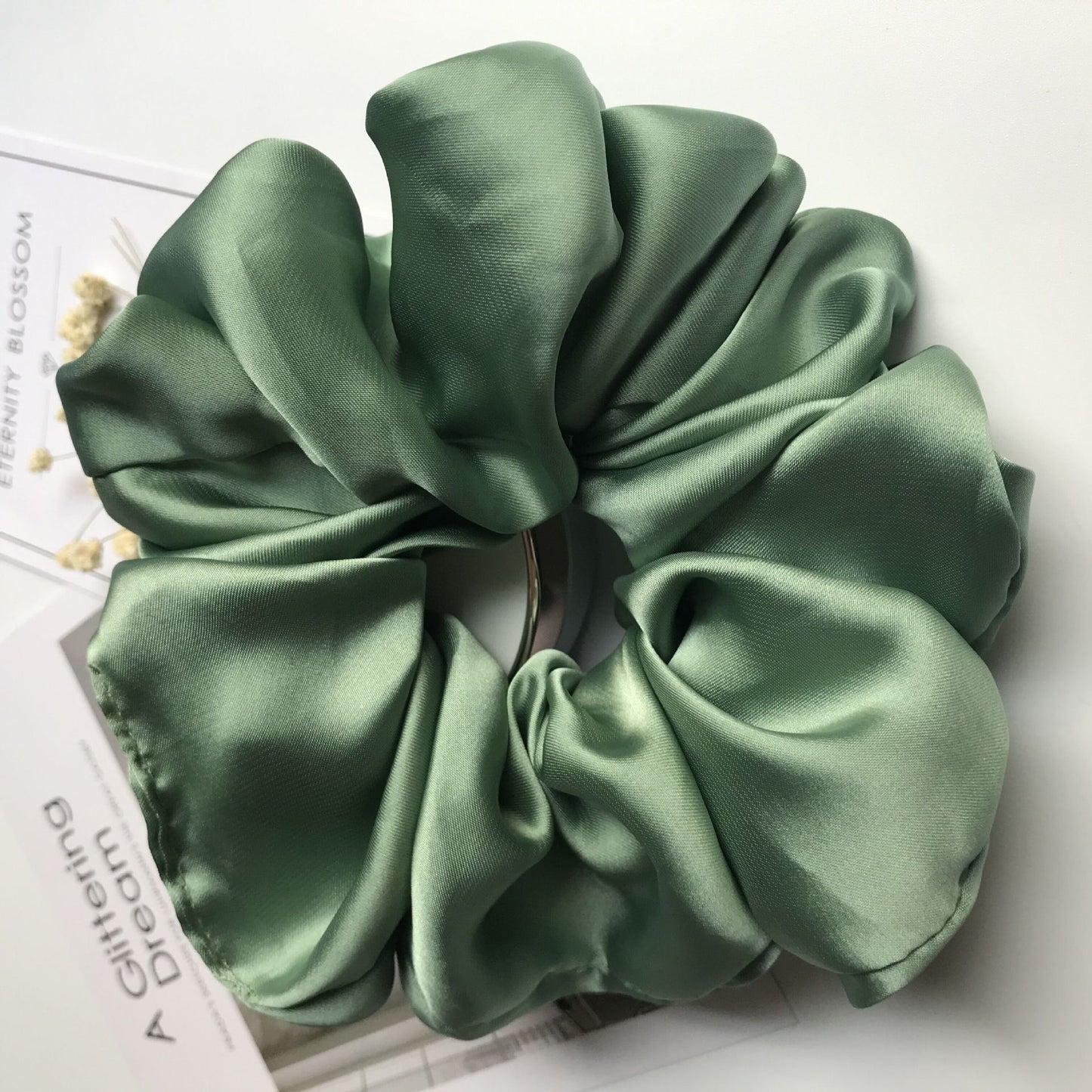 Oversized Smooth Satin Large Intestine Circle Hair Tie dda418ef fd17 48e5 b931 8fa0287ac1d2