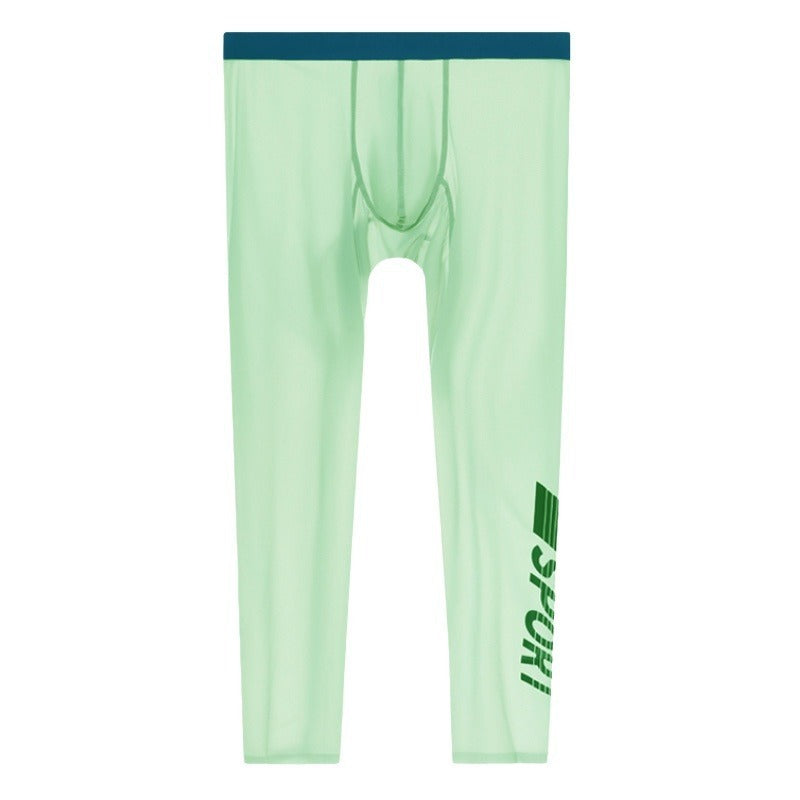 Ice Silk High Elastic Seamless Quick-drying Tight Ultra-thin Pajama Pants ddb8f607 1e86 43fe 97eb 5f6cc77e6246