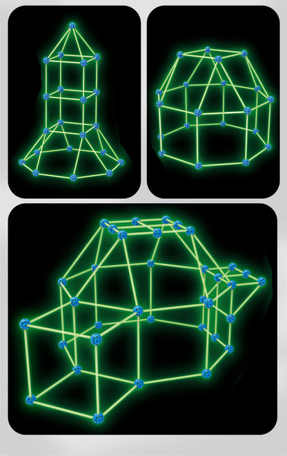 Children's DIY Luminous Tent Play House Splicing Toys ddbb62cd f1c4 46c7 a158 7ee426c00419