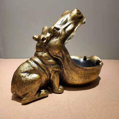 Hippo Decoration Creative Home Living Room Shoe Cabinet Sundries Organizer Ornament ddc03bbf 3346 48fa a6f3 f77ff7453ea9