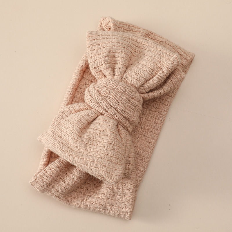 Cute Bowknot Cotton Elastic Baby Hair Band ddce370c 81c7 4507 a6bb e5cf3b53bfd5