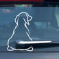 Cartoon Cute Wiper Back Dog Rear Gear Glass Paster ddd625ad 7e56 4628 a331 5e0d9627f4f6