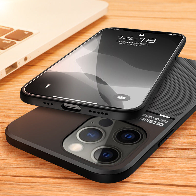 Built-in Magnetic Frosted Shockproof Phone Case dddbef3d 8ef5 49ef b38f 976473bc0b68