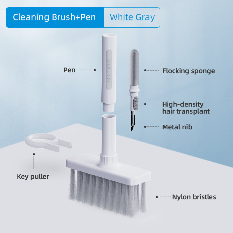 Keyboard Cleaning Brush 4 In 1 Multi-fuction Computer Cleaning Tools Corner Gap Dust Removal Cleaning Brush For Gamers dde3be