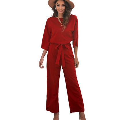 Fashion Detachable Belt Wide Leg Pants ddfb3076 1ce0 48b9 9eb6 998e71d37c4a