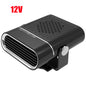3 In 1 Car Heater Defogger Plug In Cigarette Lighter Mini Car Heater Defroster ABS Car Heaters Fan Defogger Anti-Fog - HD Wireless Product #2