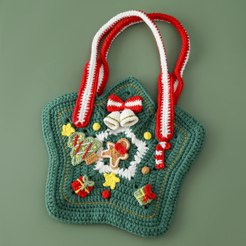 New Adorable Thread Crocheted Star Bag Gift de14b9c9 ab0f 4d34 aca8 56d7fbdf0eb5