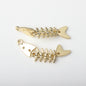 Creative Alloy Fishbone Small Pendant Diy Earrings Necklace Bracelet Jewelry Accessories de1754ad 779f 4b9e 9bd9 6de56118de76
