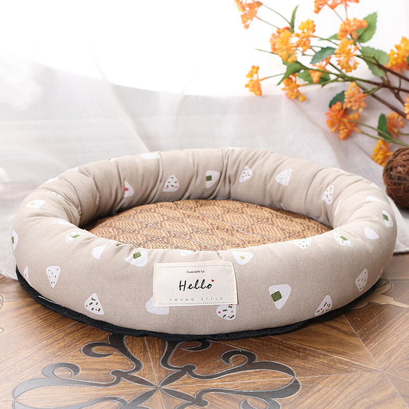 Round Cat Kennel Kennel Dog Summer Cool Den de1b638a 83f2 4114 8e95 7577eb30e616