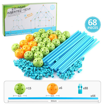 New Kids DIY 3D Construction Fort Building Castles Tents de28bad4 781a 4795 b5b1 189bde3624e8