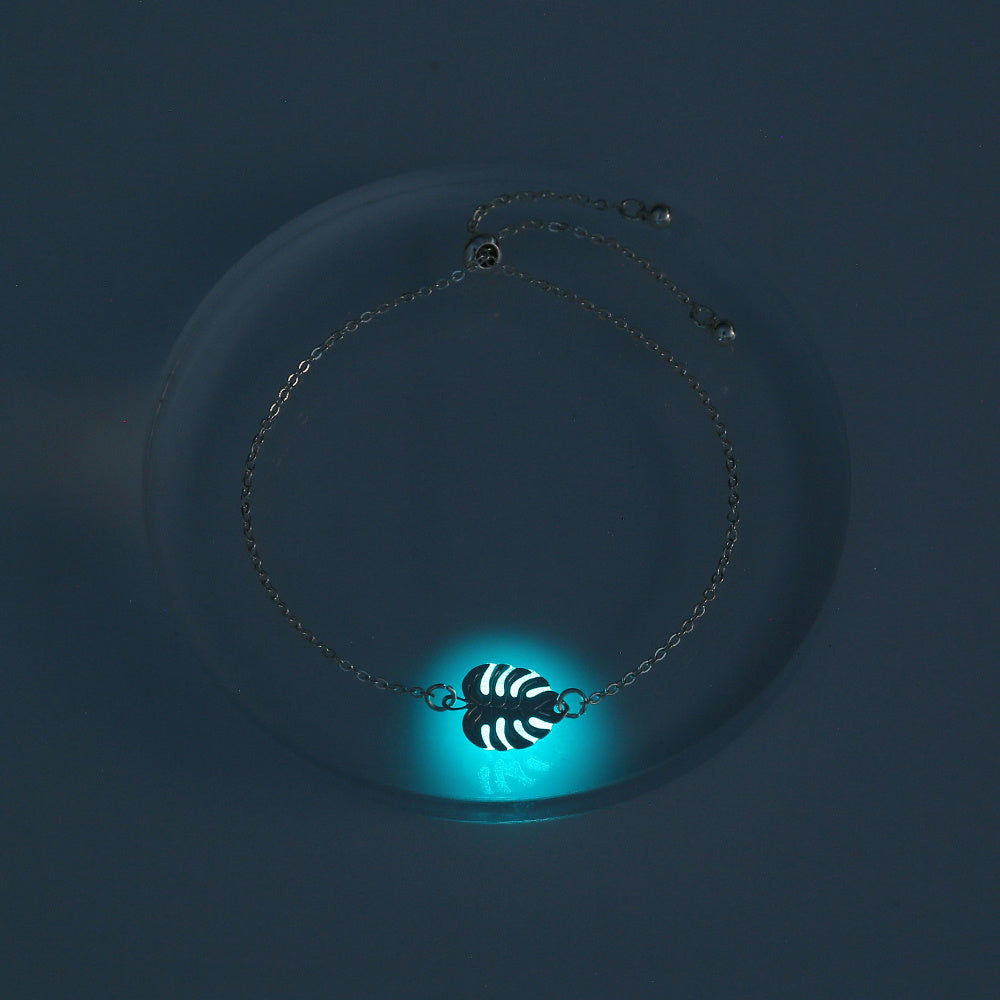 Silver Leaf, glow-in-the-dark shrink bracelet de2d9f96 5bb8 4228 9aac 277e9845873e
