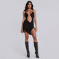 Fashion Women's Halter Backless Printing Slim-fit Lace Up Dress de2ec45d e2bd 4840 a9d7 550cd4028a2e