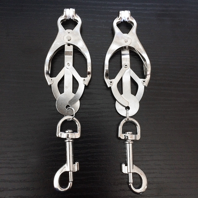 Toys Men's And Women's Silver Three-leaf Clip Iron Chain Connection With Hook de2f887d 9c01 420a be5e 53723d4734fa
