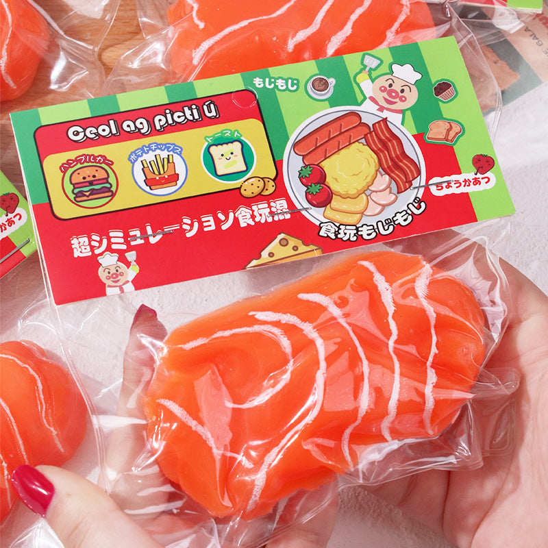 Salmon Slices Pinch Musician Nigiri-zushi Cement Sticky Bag Simulation de33182b 6e52 46a5 bbb5 6b710a6e3444