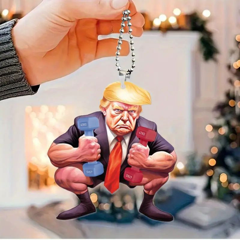 Car Decoration Pendant Trump Car Rearview Mirror Decoration Pendant de3a6dcc efa6 4fdf bedd 6440a5edb2d9