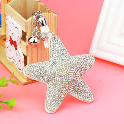 Creative Pentagram Tassel Crystal Key Chain de46f2d3 96e2 44e3 82bb 9ec46b76f2d1