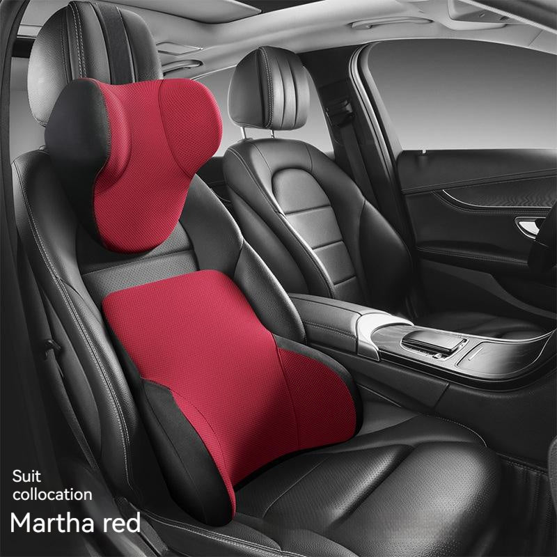 Memory Foam Three-dimensional Hydrophobic Lumbar Support Pillow Oil-proof Light Luxury Comfortable Breathable Car Automotive 