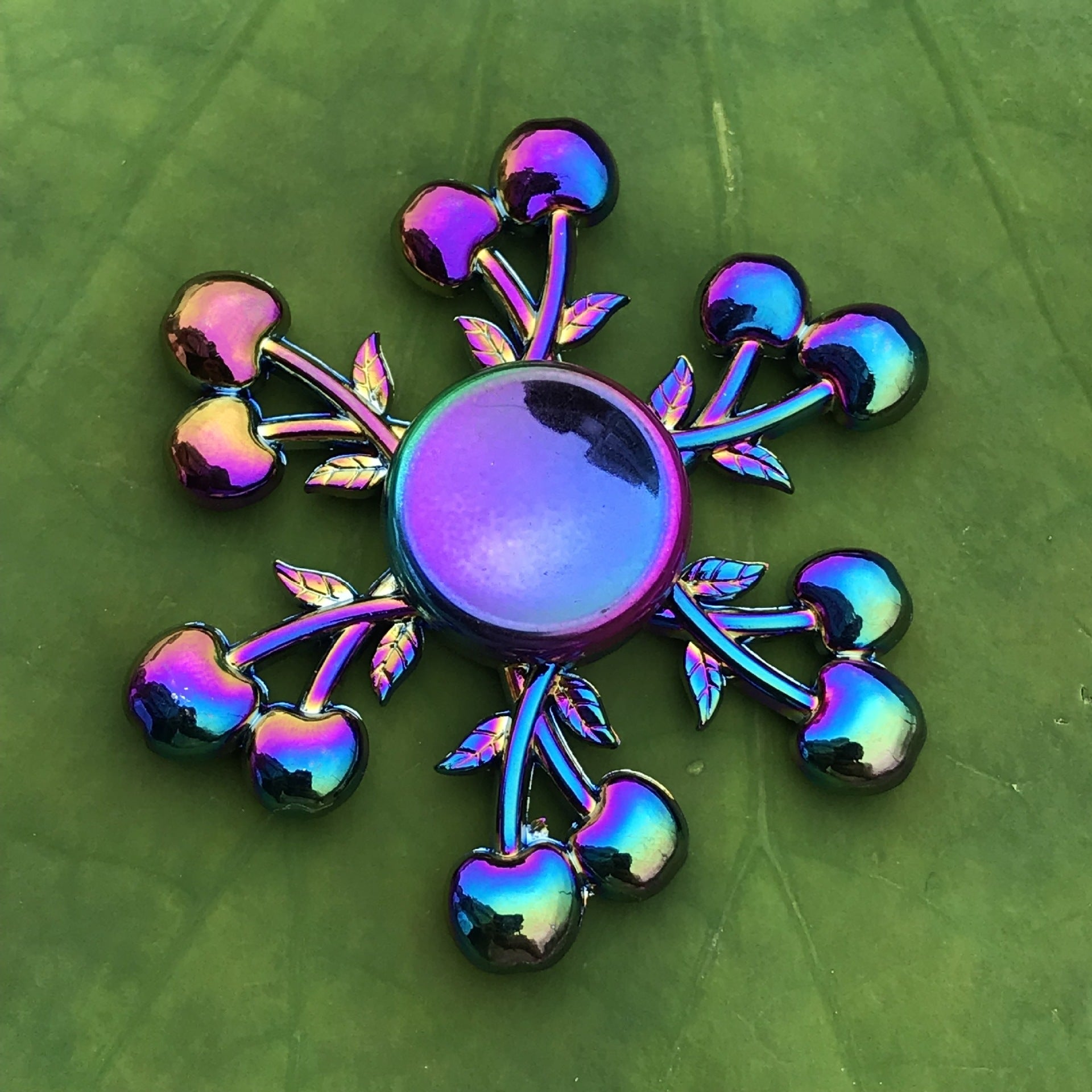 Clover Colorful Fingertip Spinning Spiral Decompression Toy Finger Spinner de54c038 622f 4eab b8e2 b42e01b91767