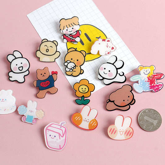 Japanese Creative Cartoon Acrylic Brooch Accessories de5e8110 3404 42ca af3f f1ae599bb9c3