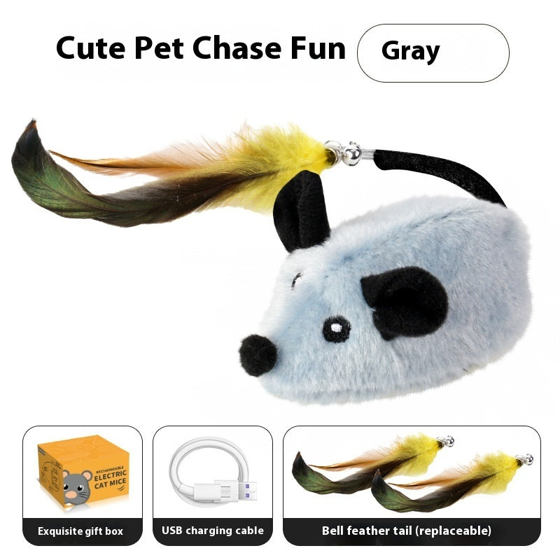 Intelligent Charging Simulation Electric Little Mouse Cat Teaser Toy de607a69 81af 4cf0 943a 703d06fdab68 trans