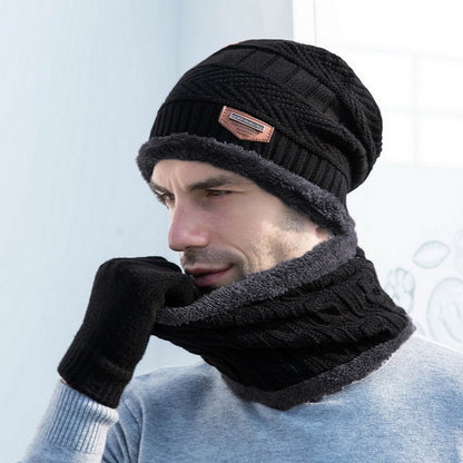 Warm Cashmere Padded Hat Scarf Gloves Set Of Three de8904a0 e16c 409e bcb7 343a8ca0dc85