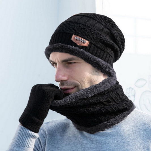 Warm Cashmere Padded Hat Scarf Gloves Set Of Three de8904a0 e16c 409e bcb7 343a8ca0dc85