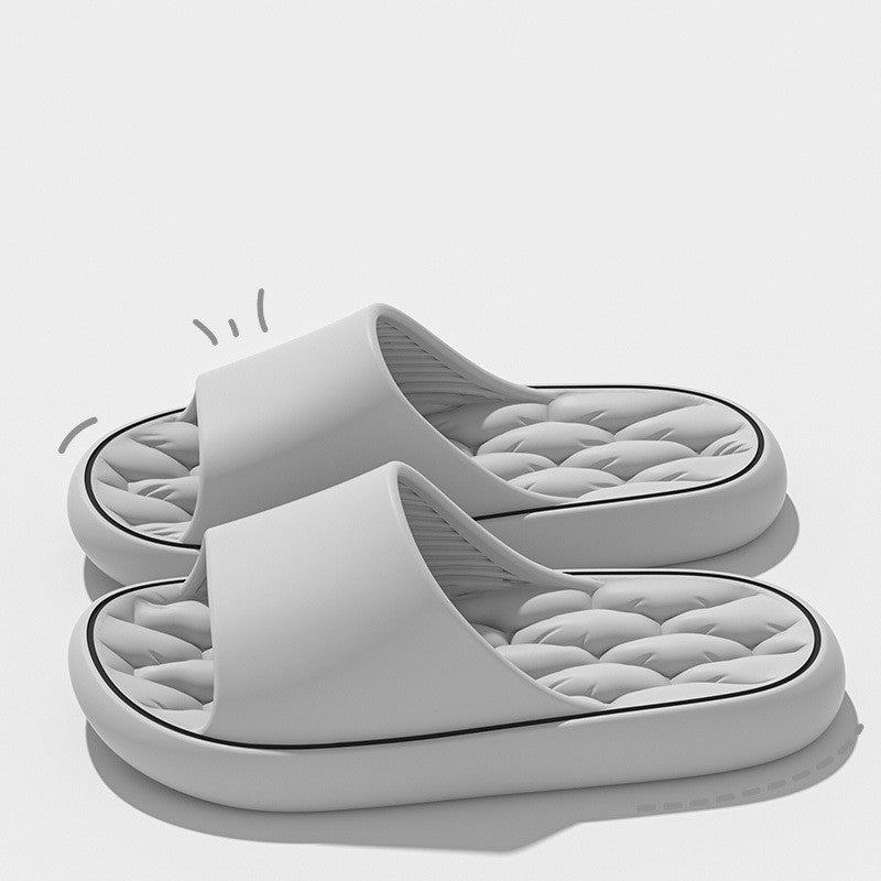 Non-slip Design Bathroom Slippers Home Summer Thick Sole Floor Bedroom House Shoes For Women Men dec031bc 4fa9 4733 9fb8 2c8a