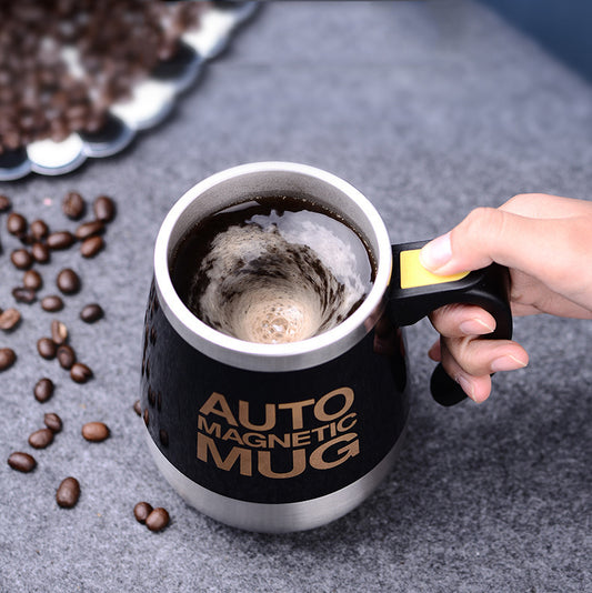 Stainless Steel Automatic Stirring Magnetic Coffee Cup ded2b396 ed12 4eff a856 12799e843850
