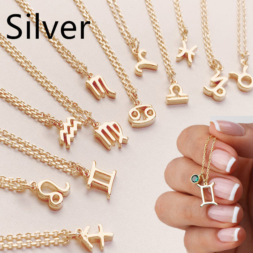 Symbol Letter Image Colored Diamond Necklace Pendant dee18982 5fe5 40eb b0aa 9bb77c7374ac