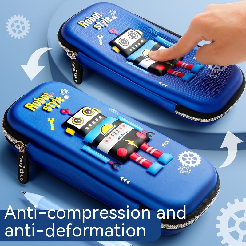 Three-dimensional Pencil Case Primary School Kindergarten Cartoon Large Capacity Pencil Case Pencil Box - 图片 3