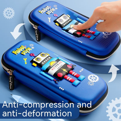Three-dimensional Pencil Case Primary School Kindergarten Cartoon Large Capacity Pencil Case Pencil Box - 图片 3