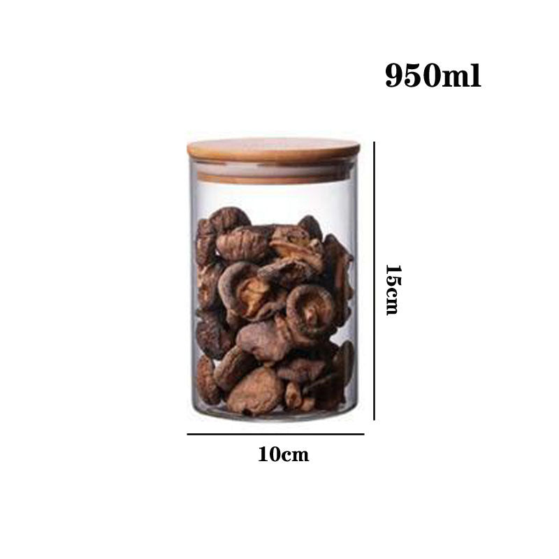High Borosilicate Glass Tea Cans, Sealed Storage Cans, Transparent Tea Cans, Whole Grains, Candy Cans def04d1f 12d5 4295 8bd8