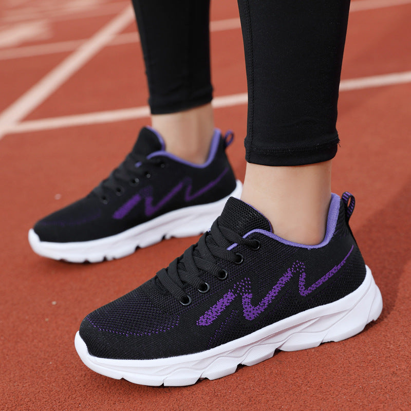 All Black Sneaker Women's Lightweight Mesh Breathable Casual Soft Bottom Running Shoes defd63ea 3837 497b 9846 9a74b03366aa