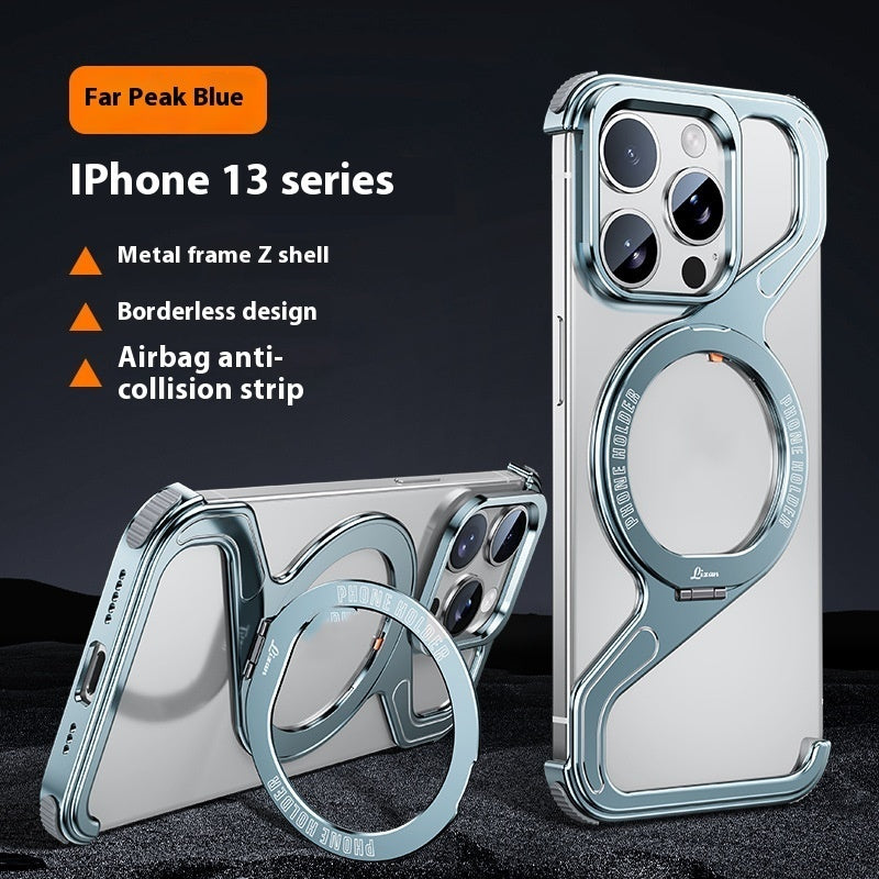 Z-type Metal Bracket Magnetic Phone Case df02c6d0 a89a 4836 af97 c1a53c819c66