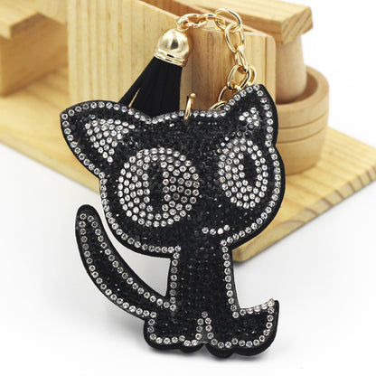 Cute Two-tone Cat Bag Package Pendant df0f3c92 bdd9 4022 944a cda01addccc8