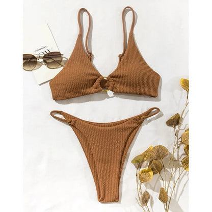 European And American Style Lns Solid Color Swimsuit df26476f b5cf 4f27 86ca 7560c61fa945