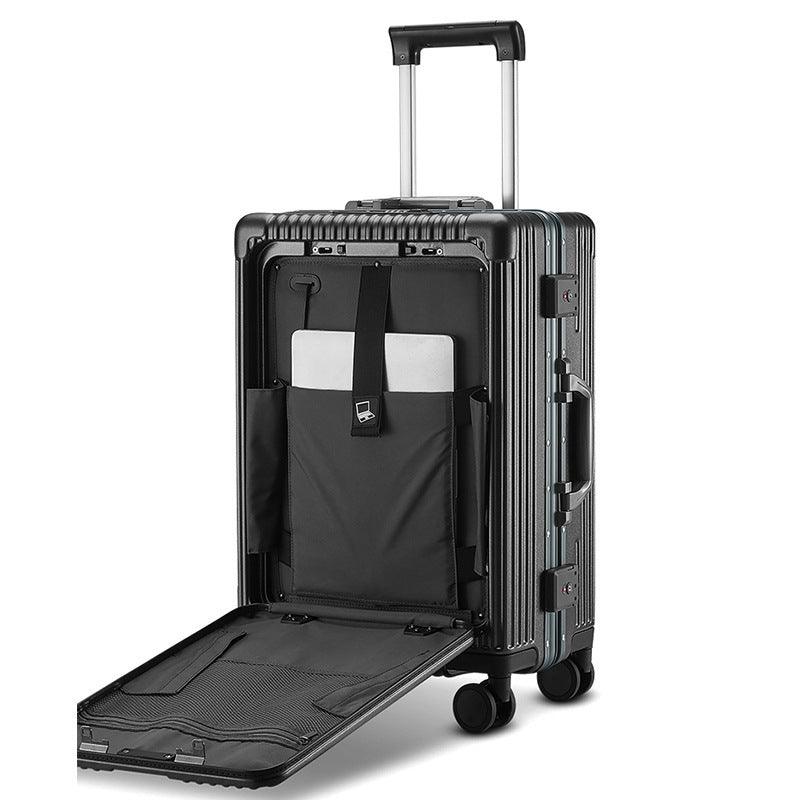 Multifunctional Business Trolley Case With Water Cup Holder df286ac4 4a6d 4b49 8077 ba1facb564c8