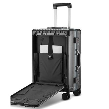 Multifunctional Business Trolley Case With Water Cup Holder df286ac4 4a6d 4b49 8077 ba1facb564c8