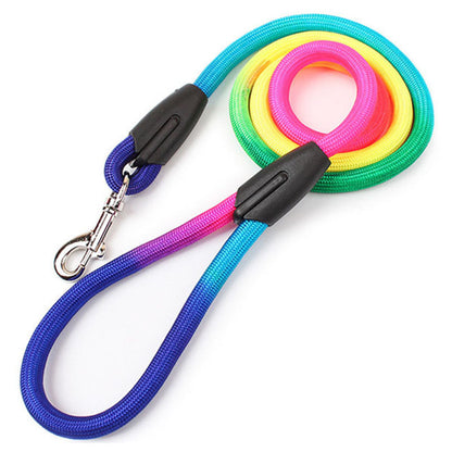 Colorful Nylon Round Hand Holding Dog Rope Pets Supplies df2c67fd ad75 4ccf 8ce4 01ff653b1ebd