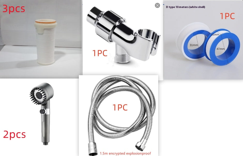 Snowflake Spray Filter Purified Water Pressurized Showerhead Nozzle df2ce906 1682 4262 a762 2a30d1a1d0f1