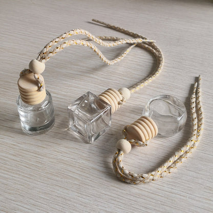 Car Empty Perfume Bottle Rearview Mirror Pendant Car Glass Bottle Empty df308178 7452 478b afaa 9e402eb79da9