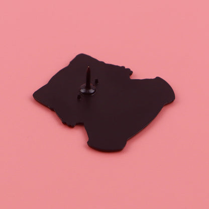 Creative Cartoon Cute Black Cat Alloy Brooch