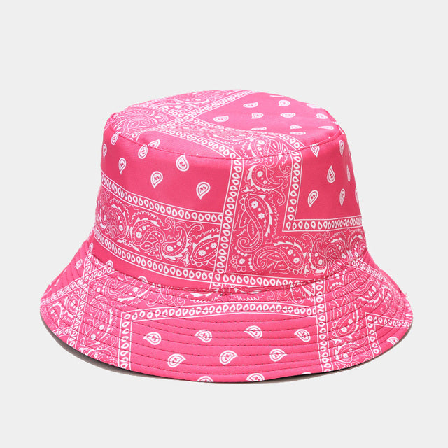 Bandana Print Bucket Hats With Multiple Colorways df4a07ed 0e6e 4458 b9e9 7769301df443