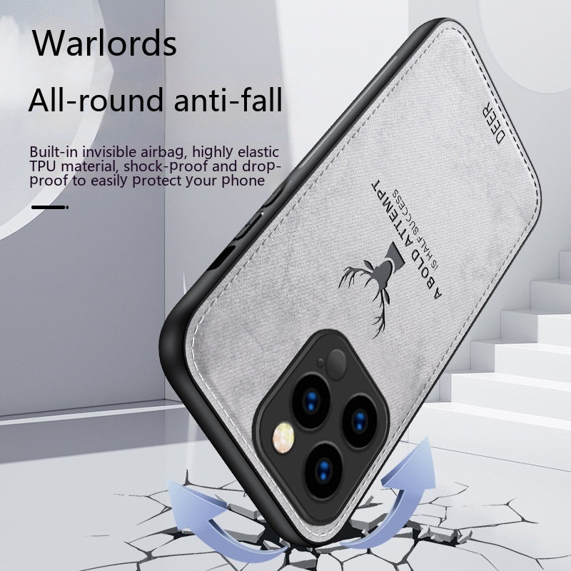 Cloth Deer Head Business Ultra Thin Anti Drop Cover - 图片 4