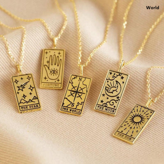 Fashion Tarot Card Artifact Pendant Necklace df582a9c b7d1 4a15 af2c 12ae32ac36ff